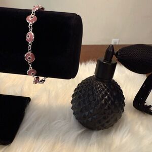 G10 Pink Evil Eye Bracelet in 92.5%Sterling Silver